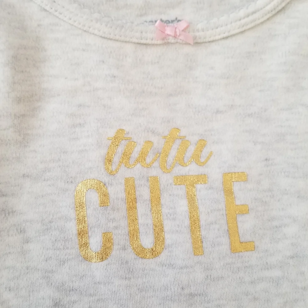 Carter's 3-Piece Outfit Tutu Cute 18 Months